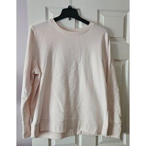 Tek Gear Soft Cream Crewneck Sweatshirt Sz XXL Lagenlook Cozy Comfort Normcore